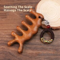 CalmRoots Wooden Therapy Comb