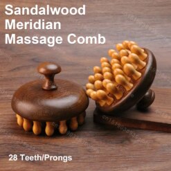 Sandalwood Meridian Healing Therapy Comb