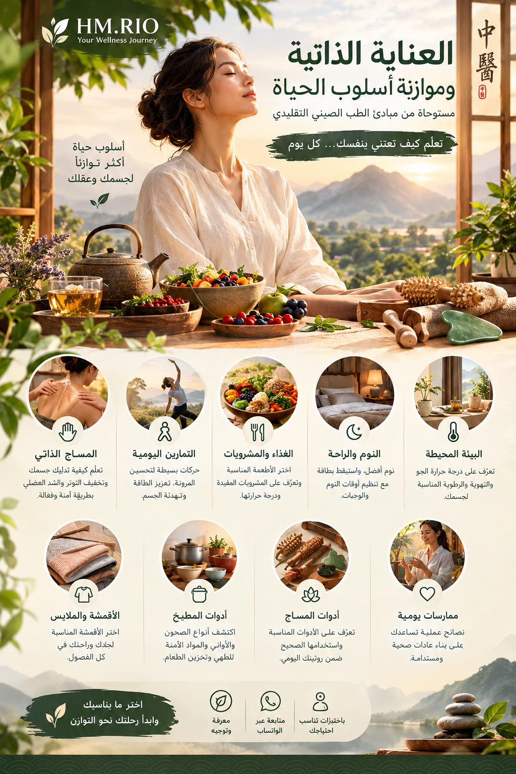 العناية الذاتية وموازنة أسلوب الحياة العناية الذاتية وموازنة أسلوب الحياة